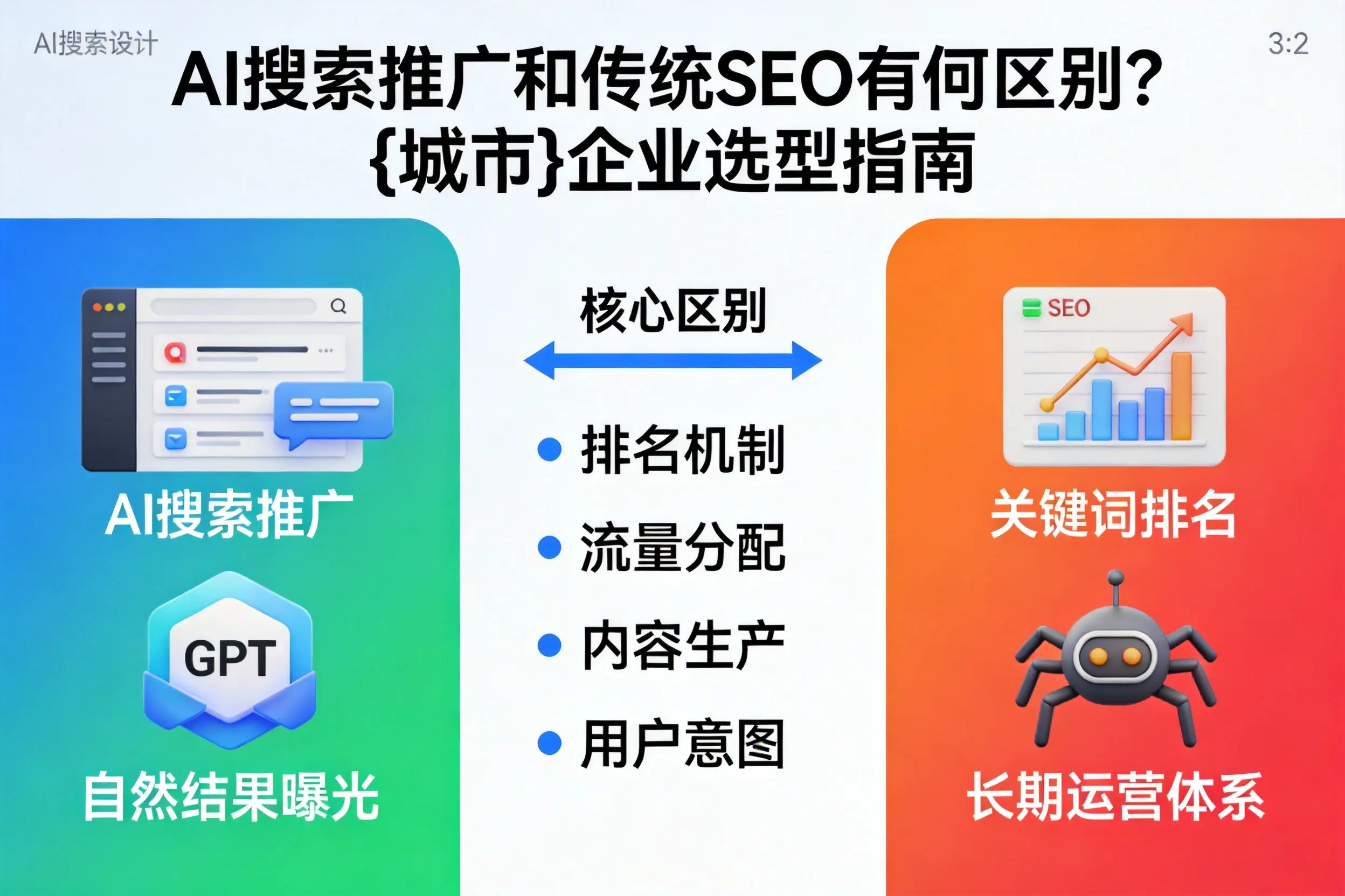 AI搜索推广和传统SEO有何区别?威海企业选型指南