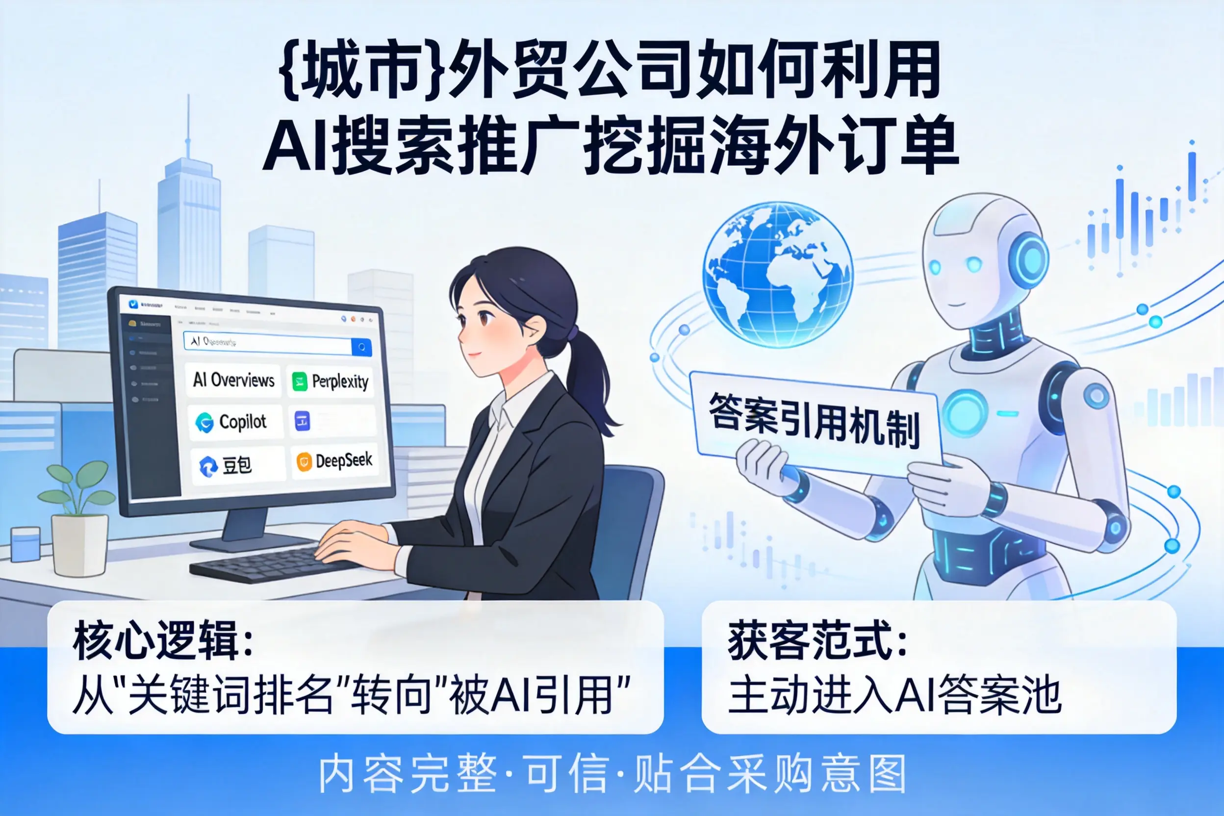威海外贸公司如何利用AI搜索推广挖掘海外订单
