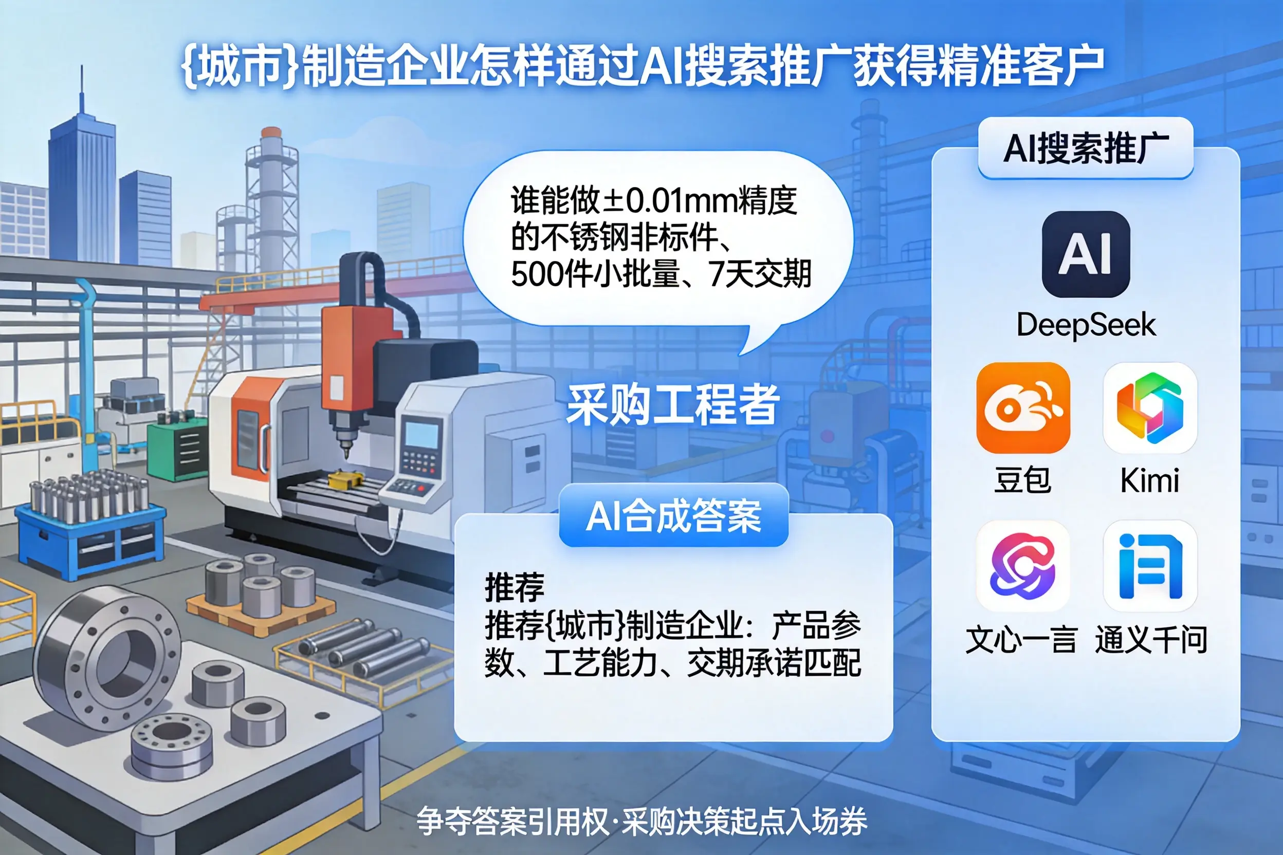 威海制造企业怎样通过AI搜索推广获得精准客户