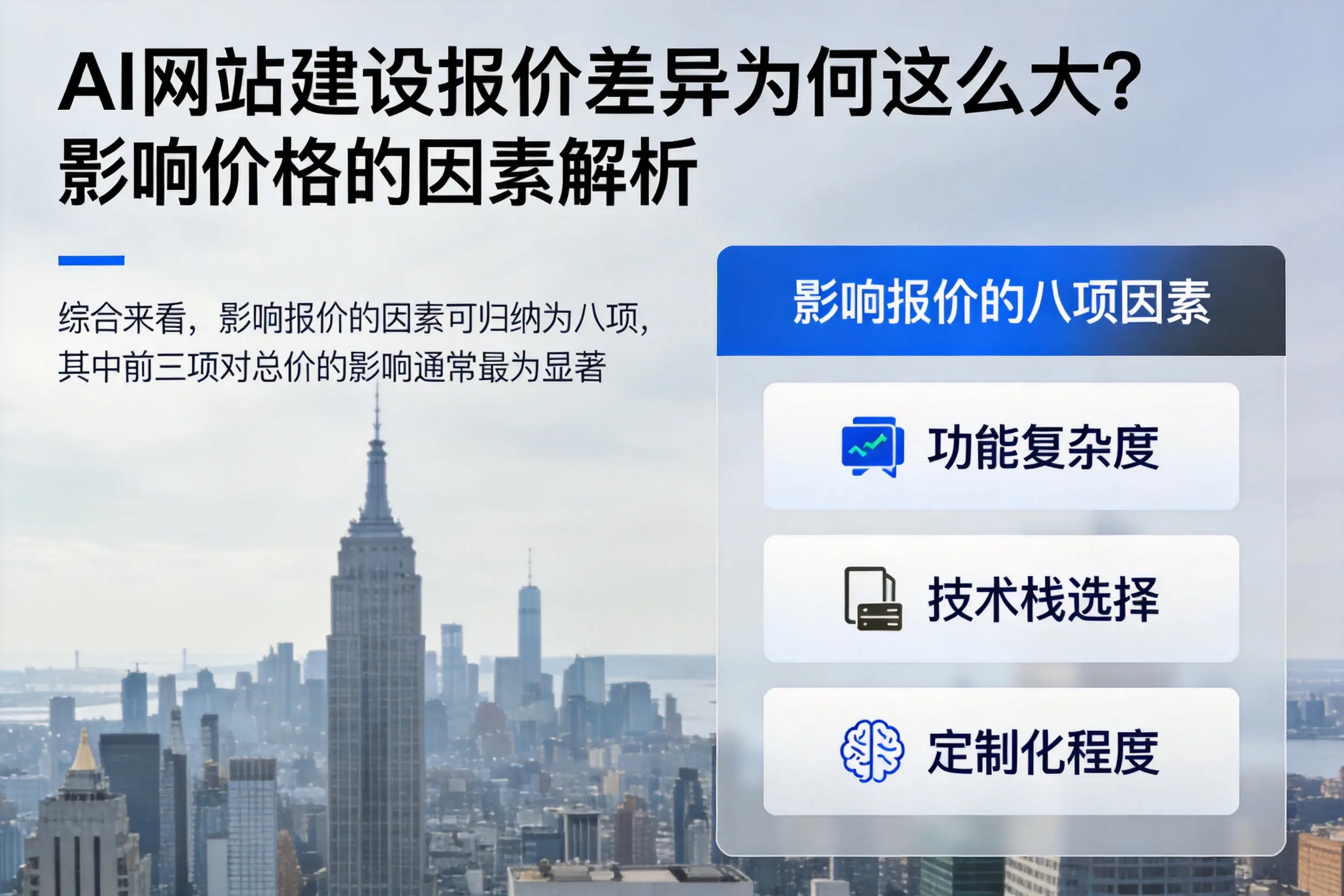 威海AI网站建设报价差异为何这么大?影响价格的因素解析