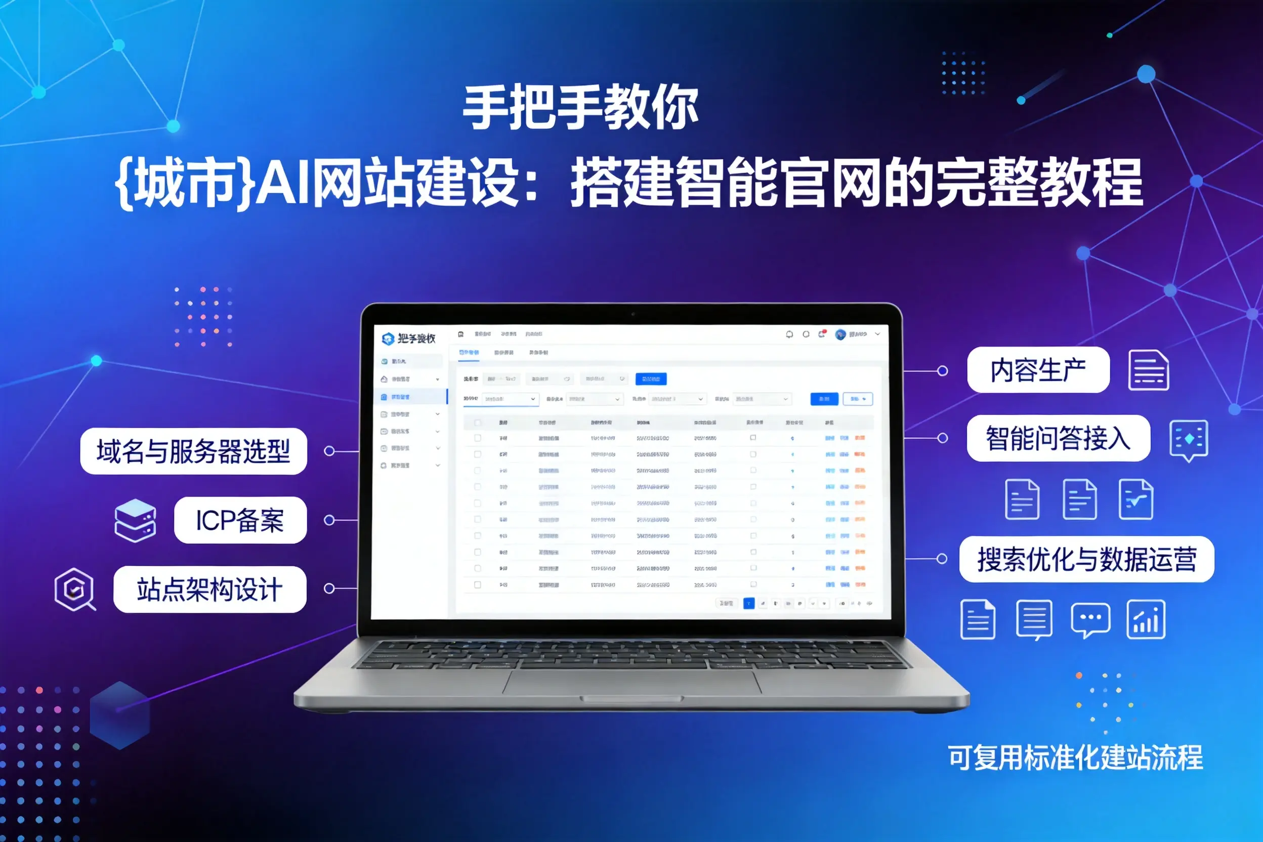 手把手教你威海AI网站建设:搭建智能官网的完整教程