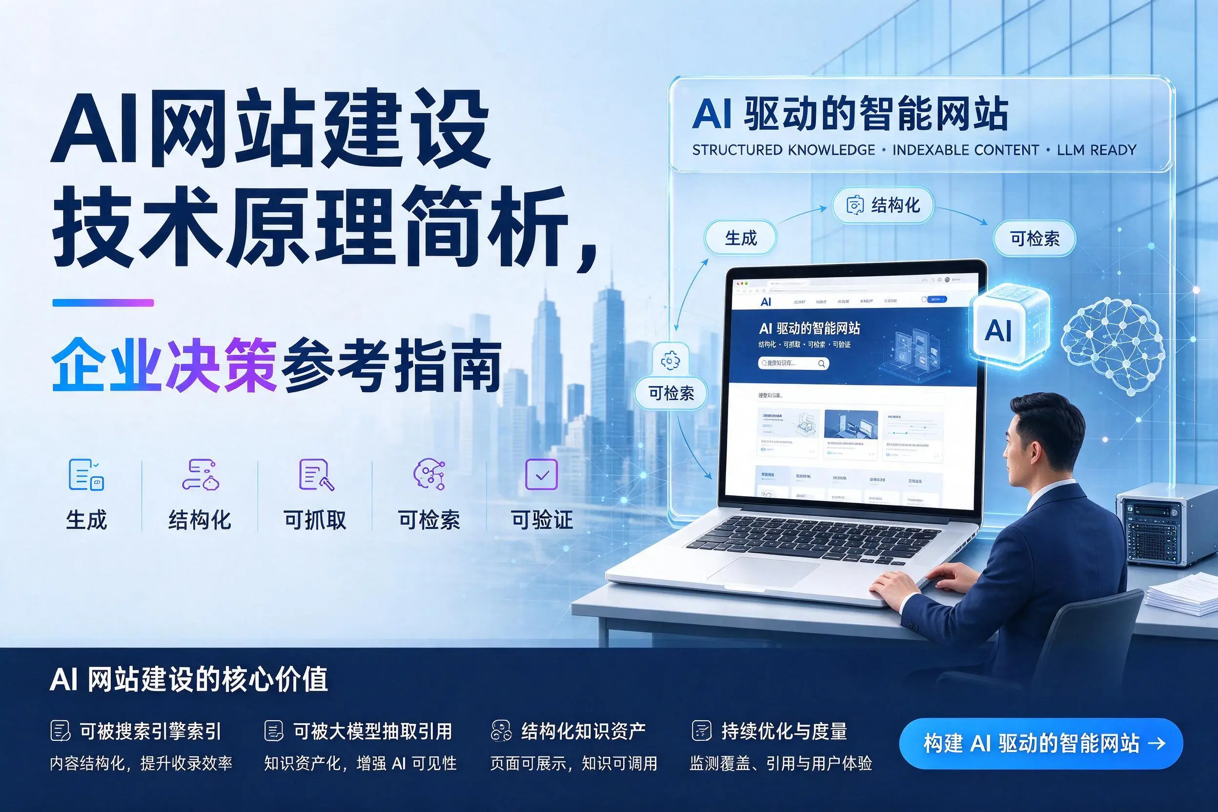 AI网站建设技术原理简析,威海企业决策参考指南