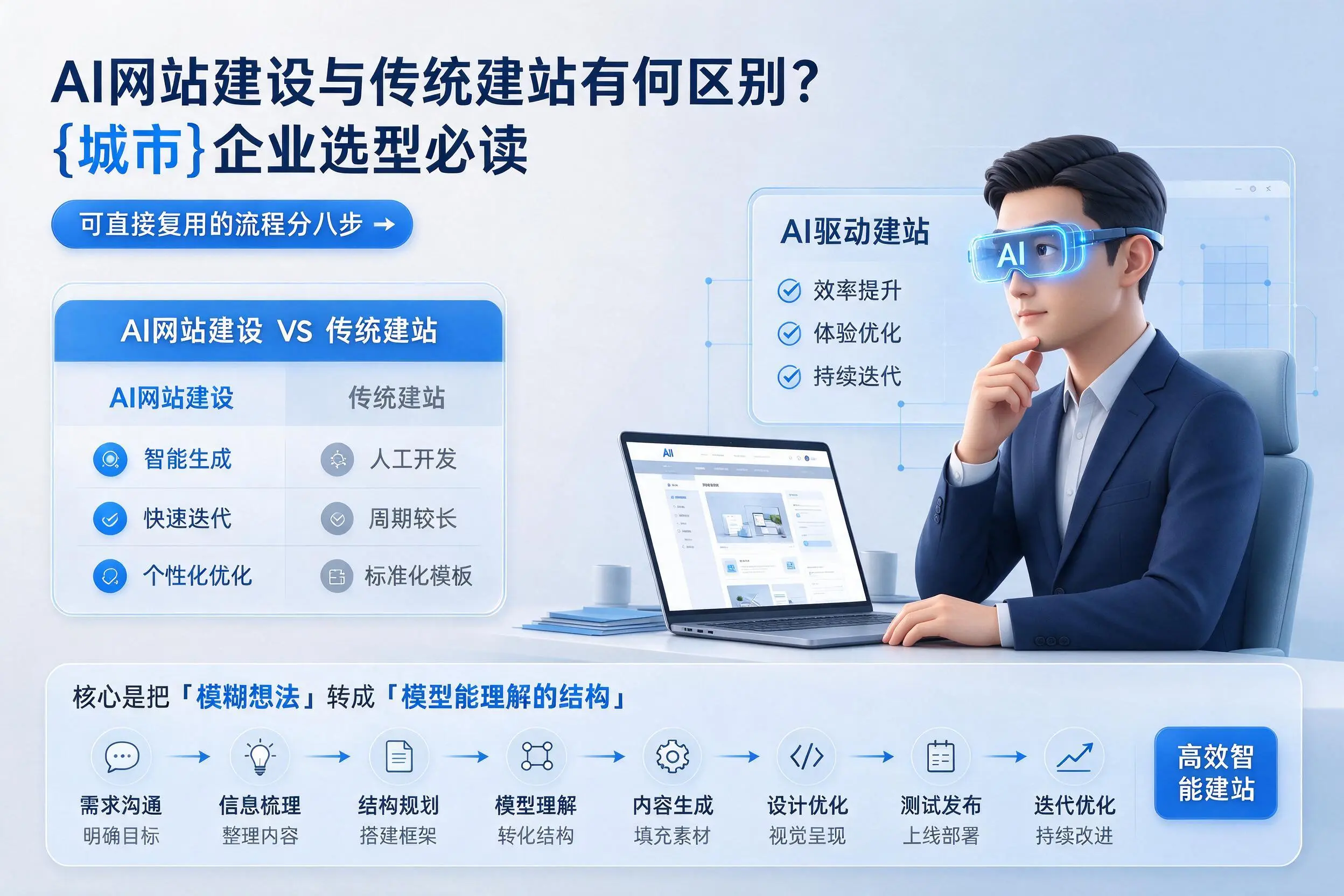 AI网站建设与传统建站有何区别?威海企业选型必读