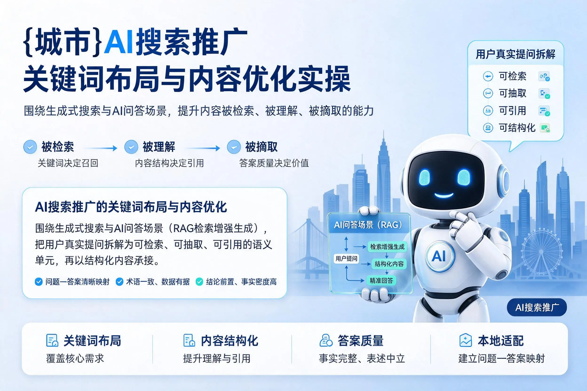 威海AI搜索推广关键词布局与内容优化实操